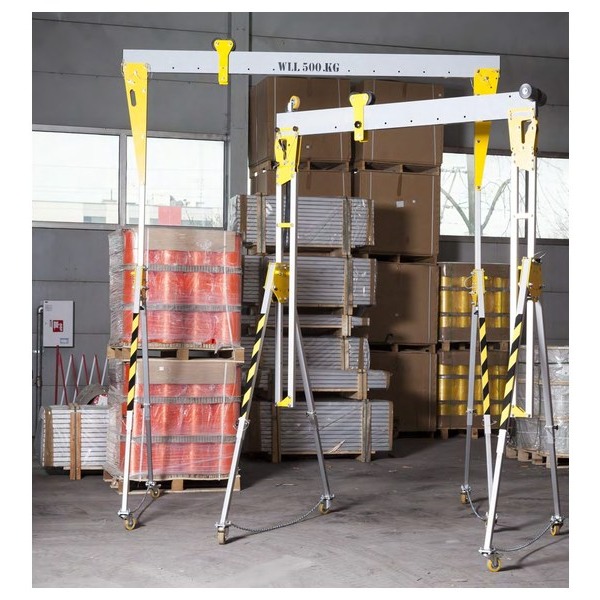 Compact aluminium gantry crane 500 kg (KSB)
