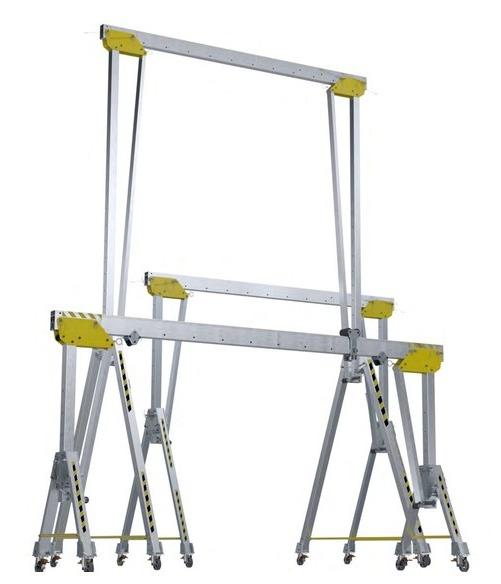 Gru a portale in alluminio serie leggera 1.500 kg (LSB)