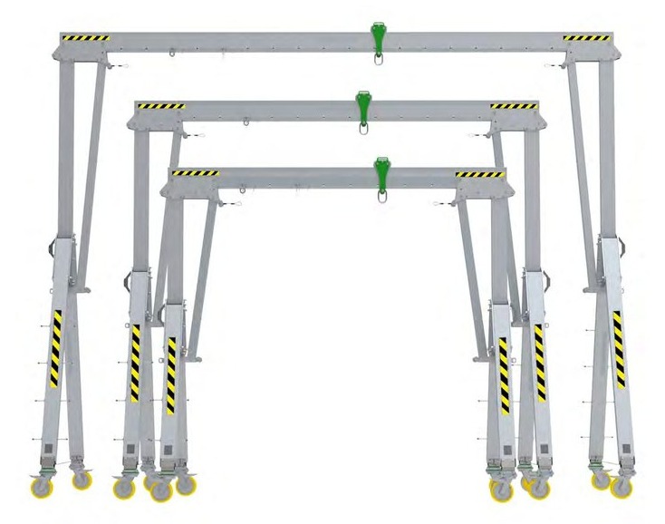 Heavy series aluminium gantry crane 5,000 kg (HSB)