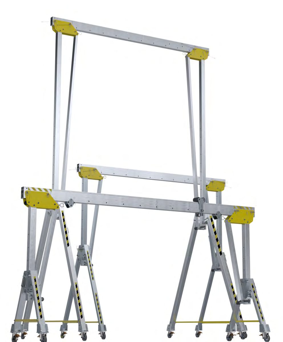 Gru a portale in alluminio serie leggera 1.500 kg (LSB)