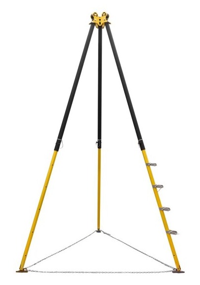 Light aluminium safety tripod (TM 15)