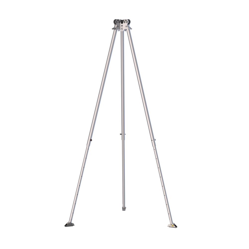 Treppiede in alluminio con kit verricello manuale (TM 15-G)