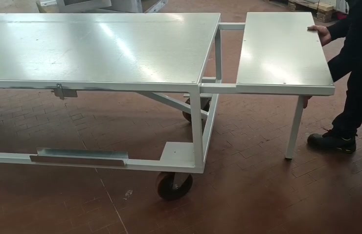 Carrello porta vetri telescopico da 1.500 kg