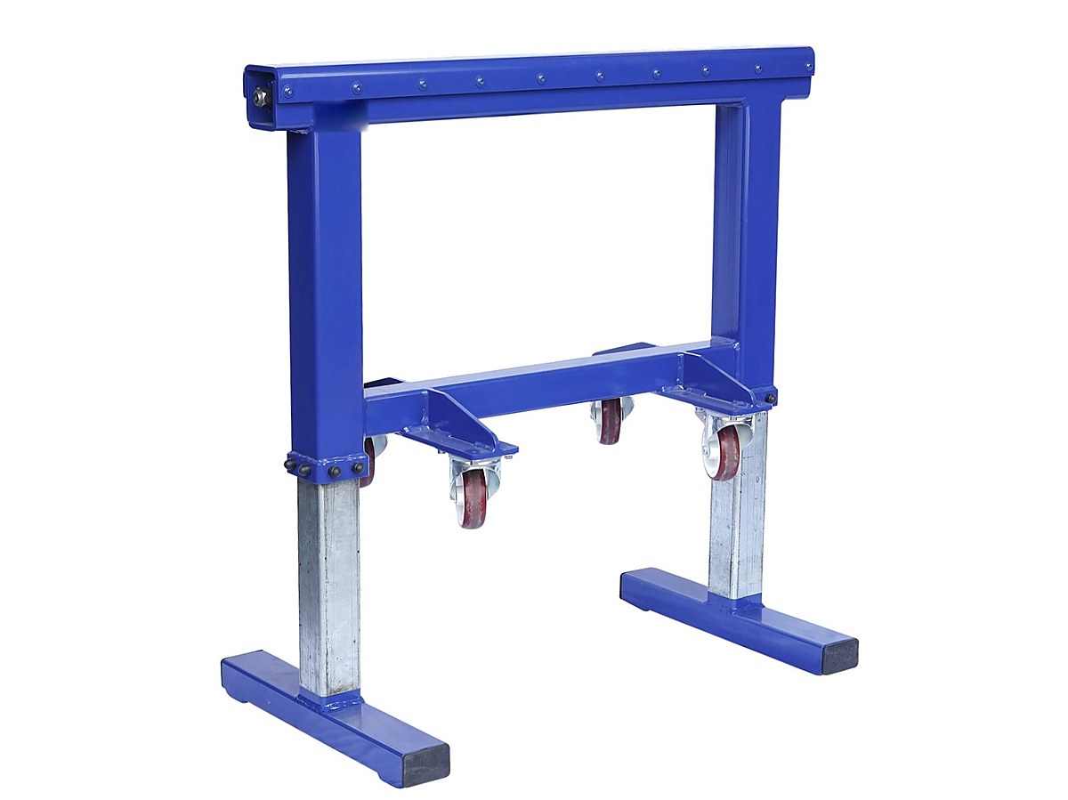 1,000 kg mobile trestle with hand crank