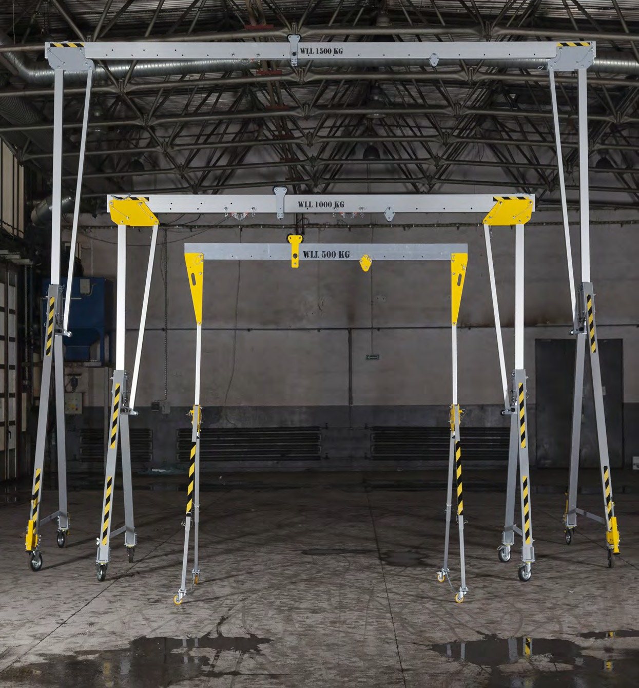 Light series aluminium gantry crane 1,500 kg (LSB) — photo 2