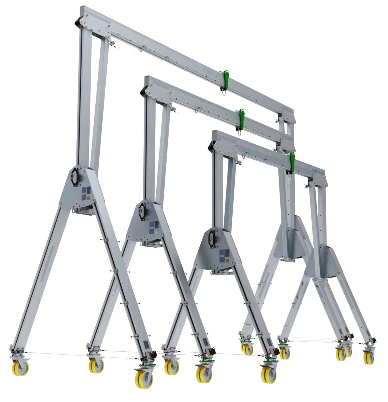 Heavy series aluminium gantry crane 5,000 kg (HSB) — photo 3