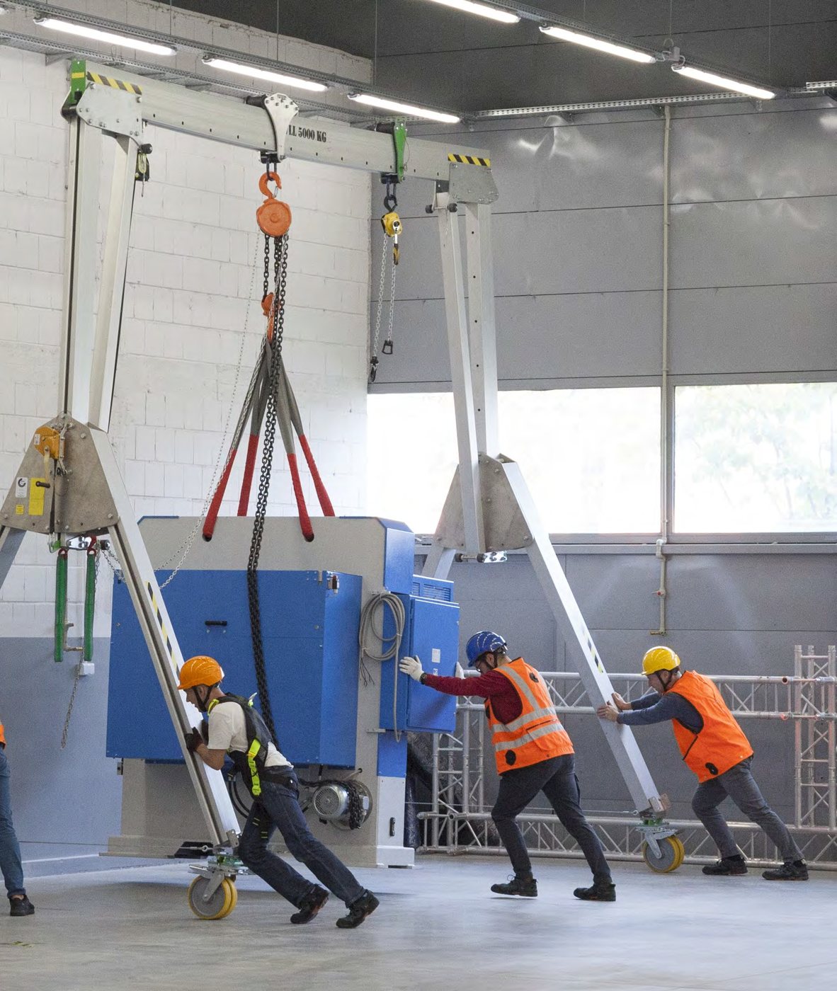 Heavy series aluminium gantry crane 5,000 kg (HSB) — photo 4