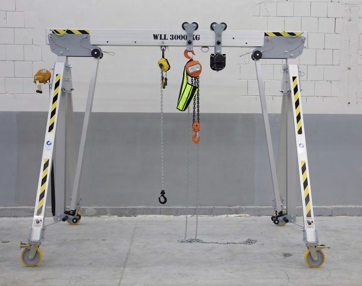 Standard series aluminium gantry crane 3,000 kg (ASB) — photo 3