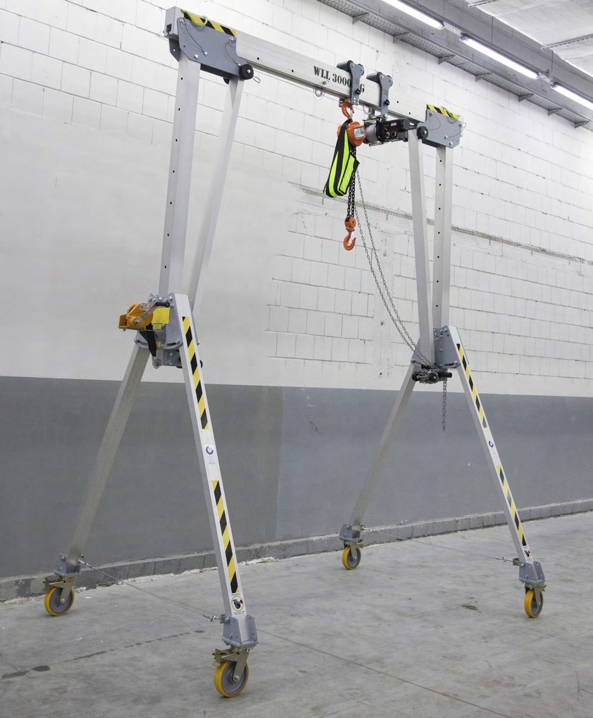 Standard series aluminium gantry crane 3,000 kg (ASB) — photo 4