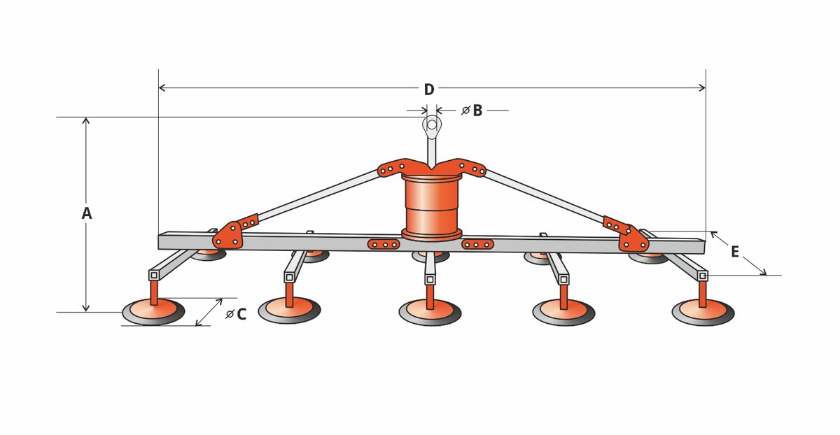 VMS 1200-10VR vacuum lifter — photograph 2