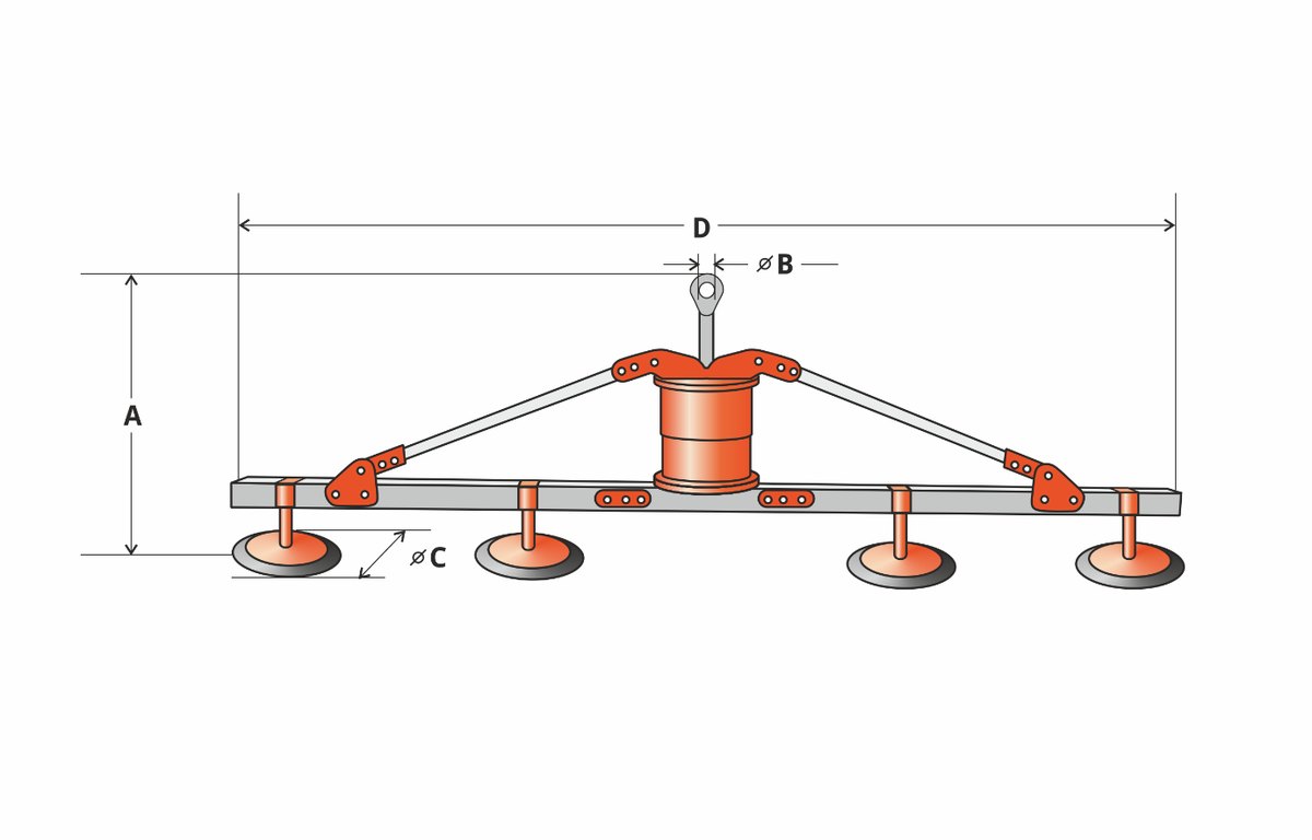 VMS 1200-4V vacuum lifter — photograph 2