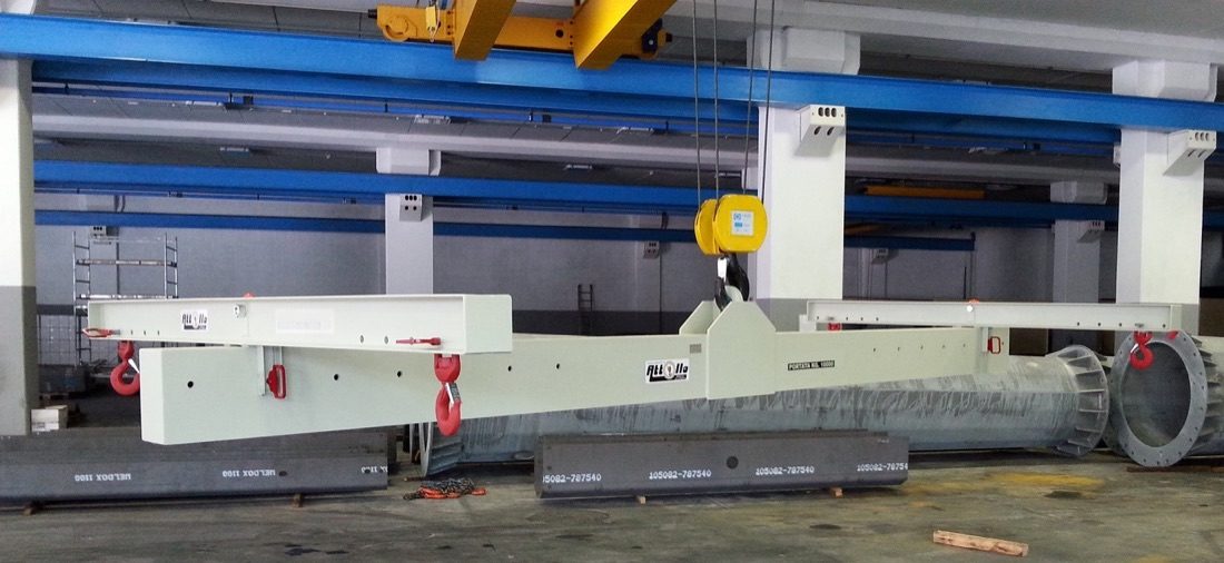 Adjustable dismountable H-frame beam 10 t
