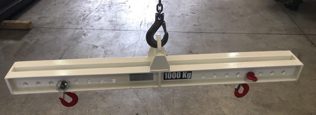 Adjustable single-beam lifting beam 1,000 kg