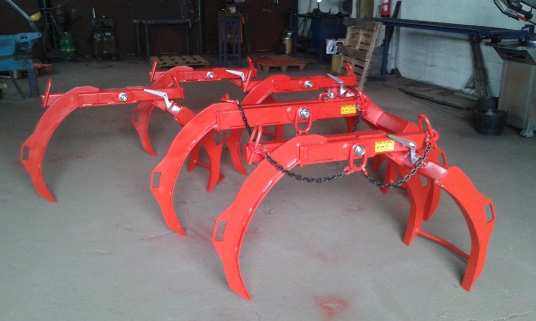 Clamp for irregular stone and boulders