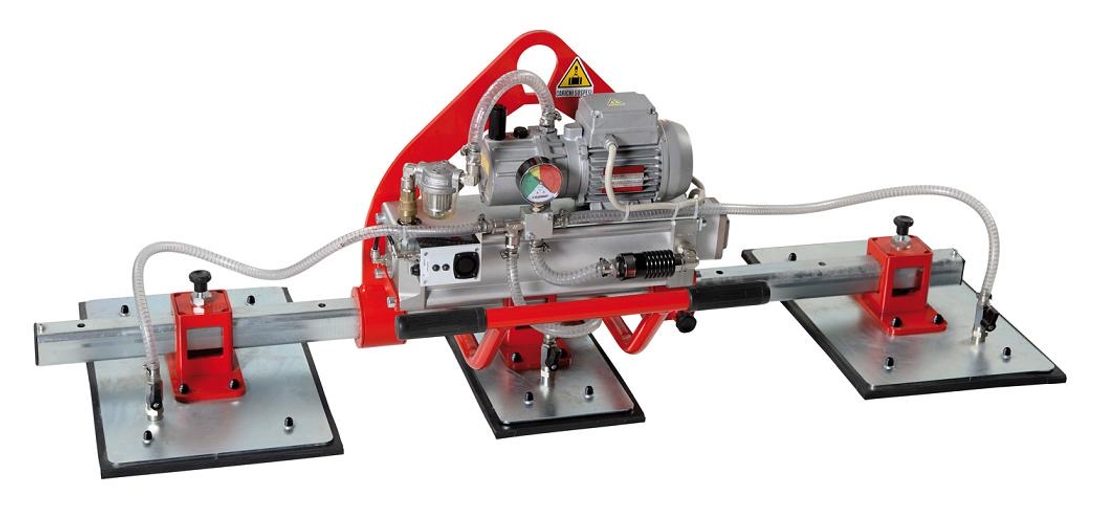 Vacuum lifter with on-board pump
