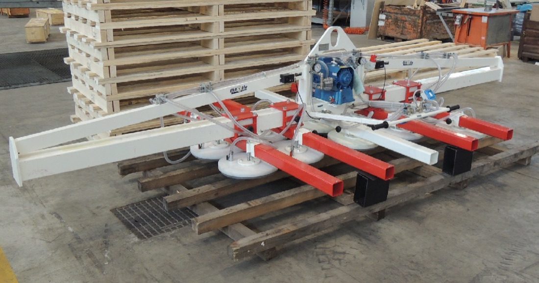 3,500 kg electric vacuum lifter for sheet metal