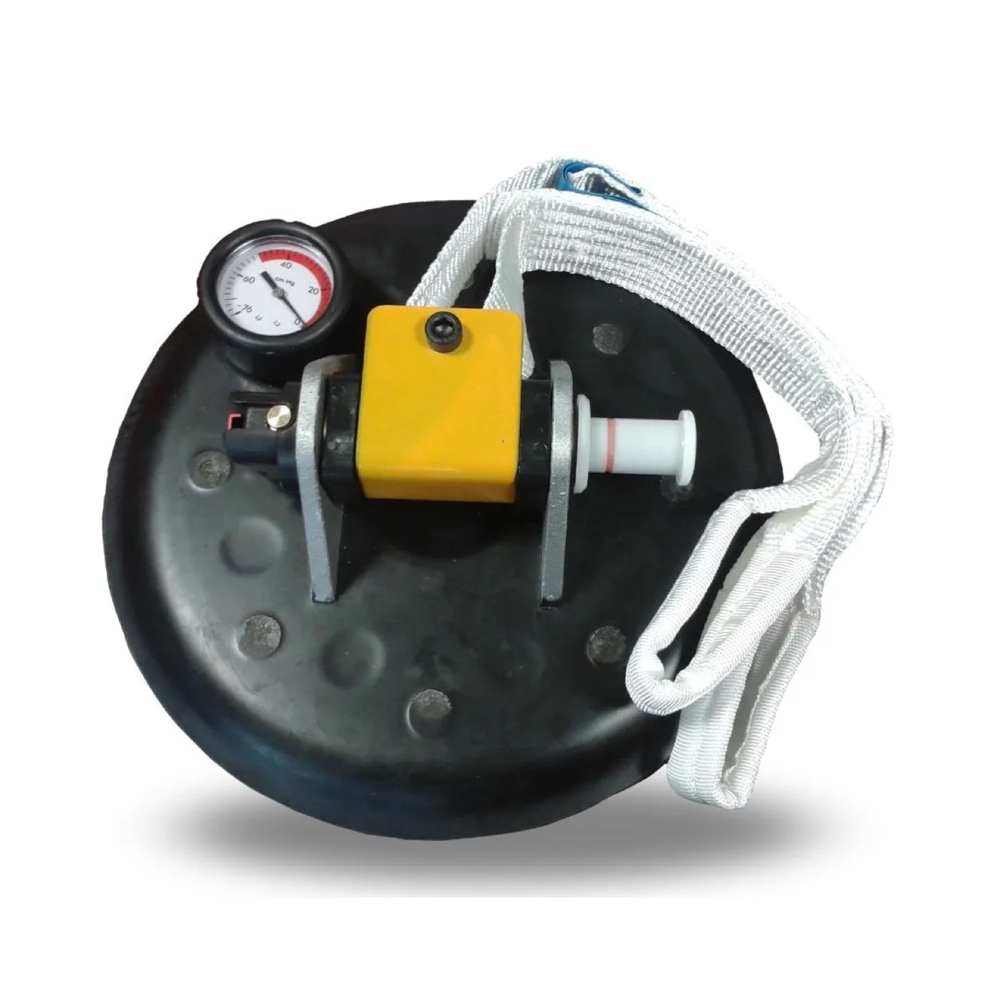 Ventosa a pompa manuale con braca per gancio